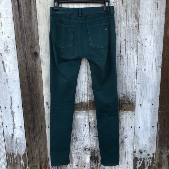 Rag & bone Dark Green Skinny Legging Jeans - Picture 7 of 11